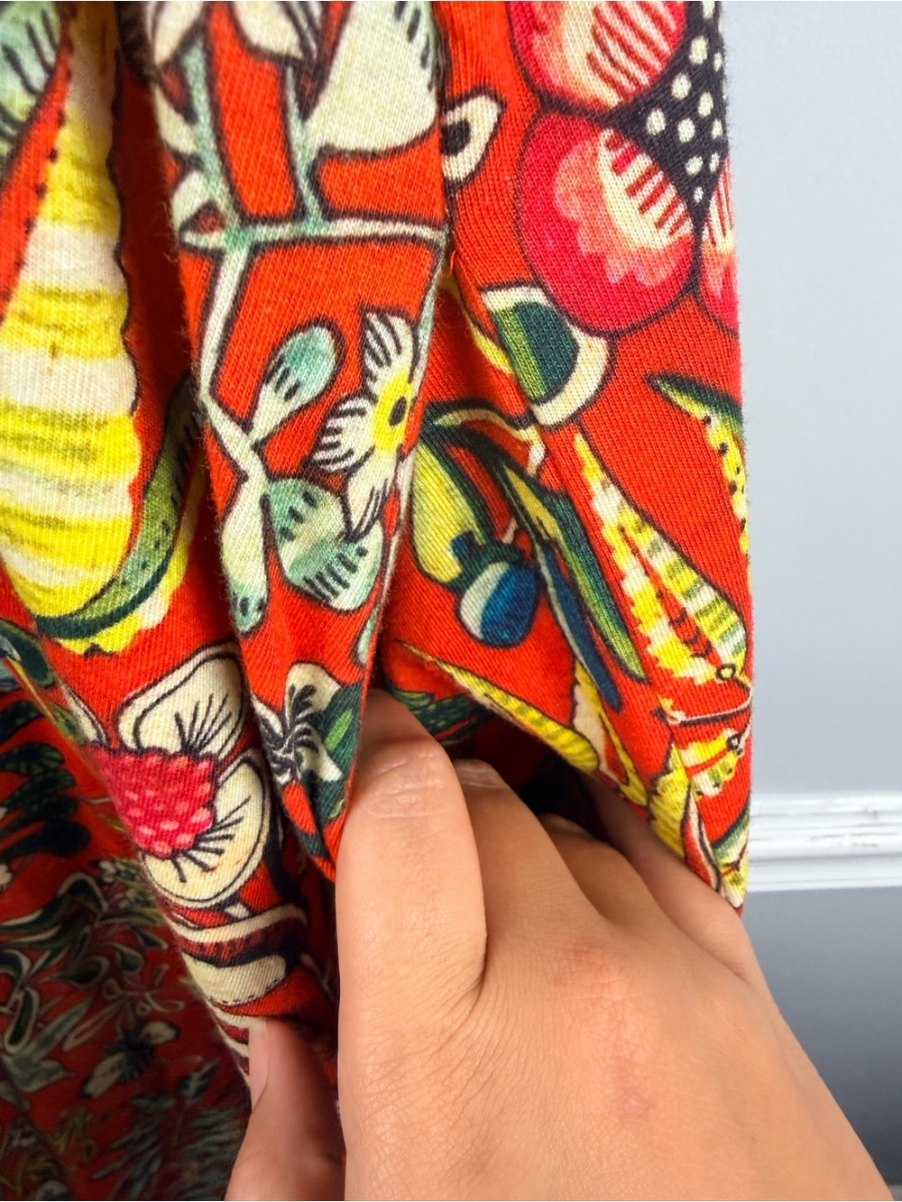 Soft Surroundings Onani Maxi Dress Vermillion Red Floral Sleeveless size small - Picture 4 of 6